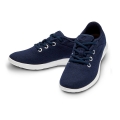 Merinos Sneaker Lace Up Merinowolle dunkelblau/weiss Herren